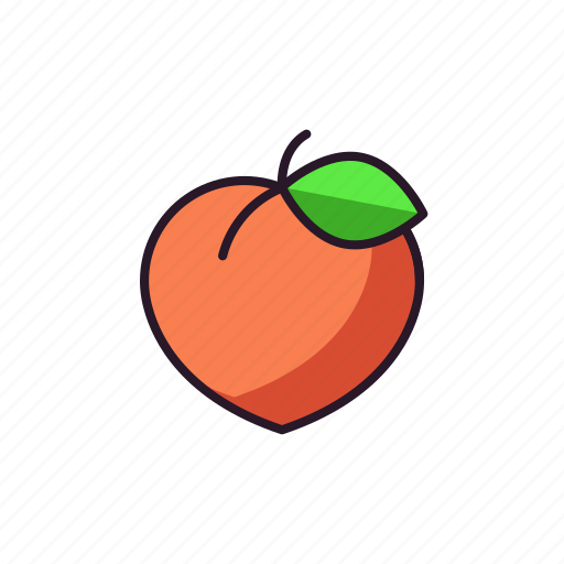 Nectarine, fruit, healthy, vegetable, organic, sweet, food icon - Download on Iconfinder