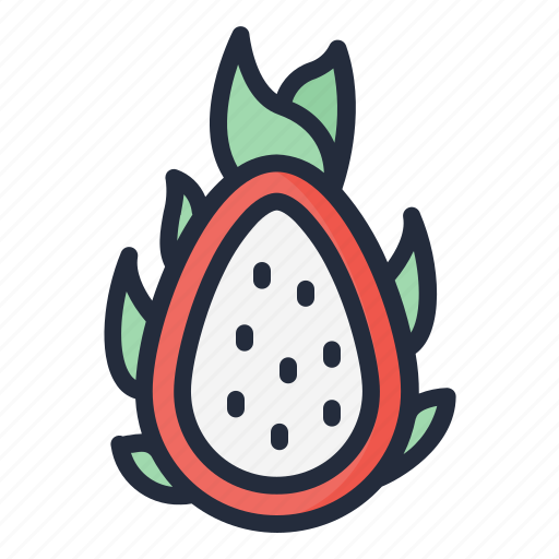 Dragonfruit, fruit, food, juicy, tropical fruit icon - Download on Iconfinder