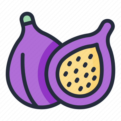 Fig, fruit, food, juicy, tropical fruit icon - Download on Iconfinder