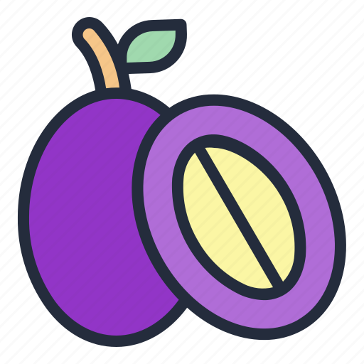 Plum, java plum, fruit, food, juicy, tropical fruit icon - Download on Iconfinder