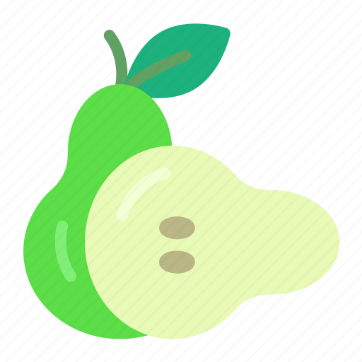 Pear, slices, fruit, food, healthy, eat, green icon - Download on Iconfinder