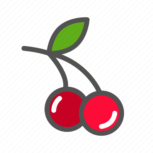 Cherry, fruit, food, eat, dessert, meal, vegetable icon - Download on Iconfinder
