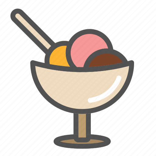 Ice, cream, dessert, cake, food, sweet, meal icon - Download on Iconfinder