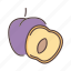 plum, fruit, sweet, food, organic, fresh, juice 