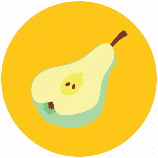 Food, fruit, half pear, healthiest food, nutritious food, pome icon - Download on Iconfinder