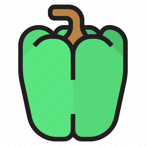 Bell, fruit, oragnic, pepper, vegetable icon - Download on Iconfinder