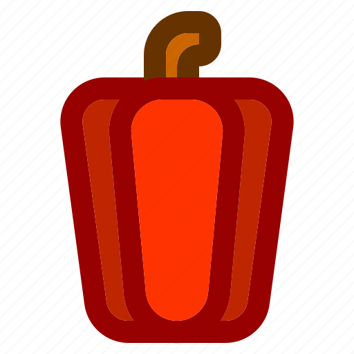 Food, fruit, meal, paprika, vegetable, vegie icon - Download on Iconfinder