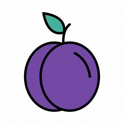 Blue, food, fruit, plum icon - Download on Iconfinder