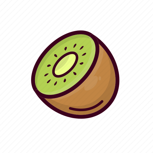 Fresh, fruit, healthy, kiwi, vegetable, vegetarian icon - Download on Iconfinder
