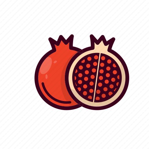And, food, fruit, pomegranate, sweet, vegetable icon - Download on Iconfinder