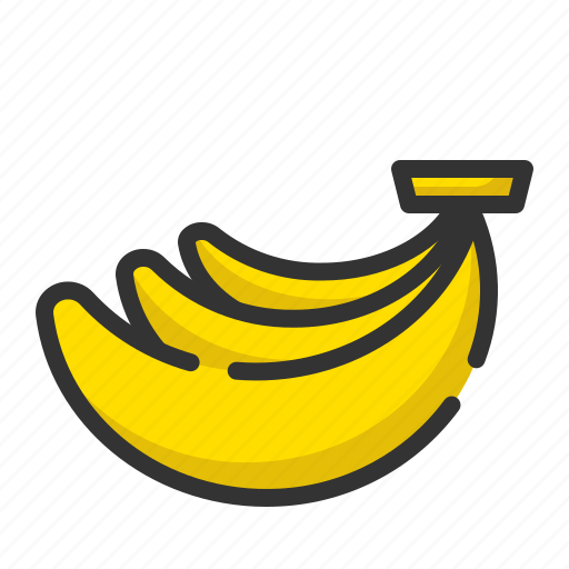 Banana, fruit, healthy, organic, food icon - Download on Iconfinder