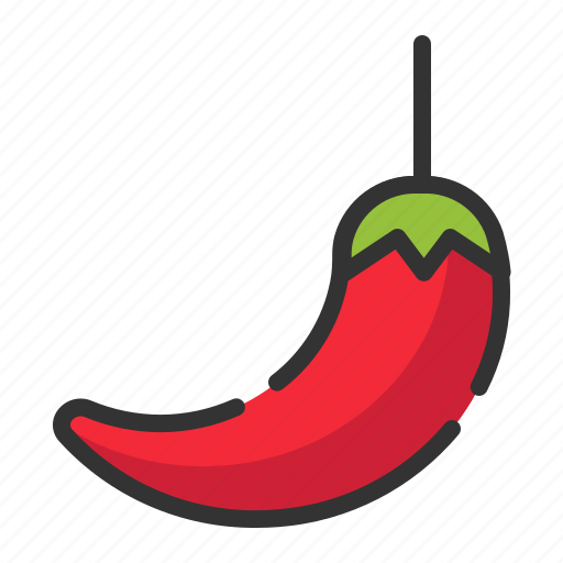 Chili, chili pepper, spicy, vegetable, organic icon - Download on Iconfinder