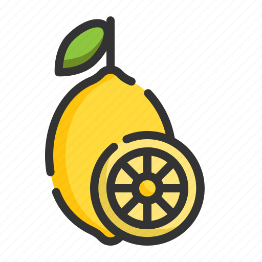 Lemon, fruit, healthy, fresh, organic, food icon - Download on Iconfinder