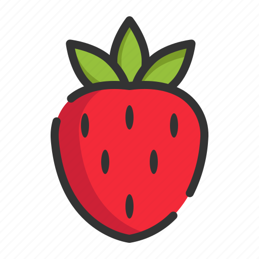Strawberry, fruit, organic, food, sweet icon - Download on Iconfinder