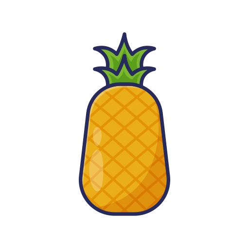Fruit, and, vegetable, pinapple, fresh, food icon - Free download