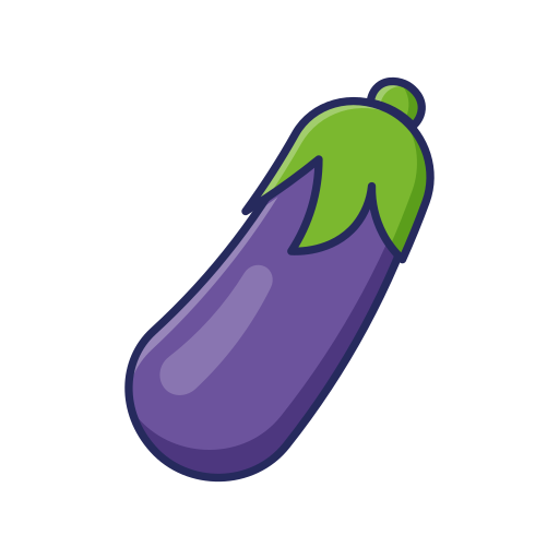 Fruit, and, vegetable, food, eggplant icon - Free download