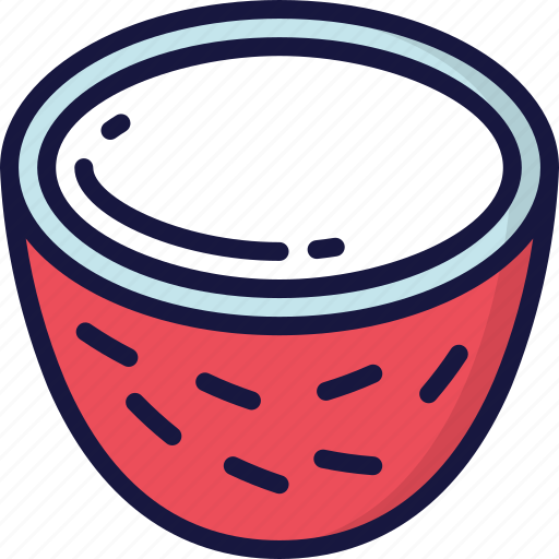 Coconut, eating, food, fruit, health icon - Download on Iconfinder