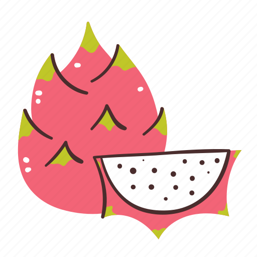 Dragonfruit, tropical, fruit, food, cooking, fresh icon - Download on Iconfinder