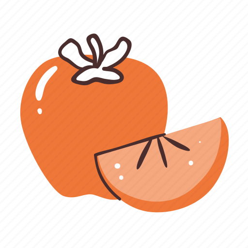 Khaki, fruit, food, fresh, healthy icon - Download on Iconfinder