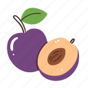 plum, fruit, food, seasonal, fresh