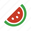 fruit, slice, watermelon, juicy 