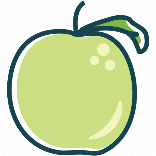Apple, fruit, fruits, green, healtly, vitamin icon - Download on Iconfinder