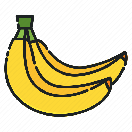 Banana, diet, food, fresh, fruit, healthy, organic icon - Download on Iconfinder