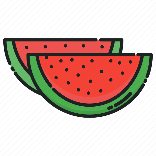 Diet, food, fresh, fruit, healthy, organic, watermelon icon - Download on Iconfinder