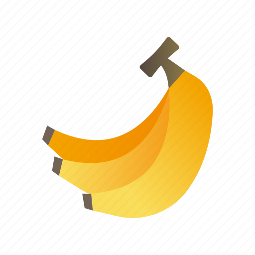 Banana, fruit, healthy, diet, nutrition, tropical, sweet icon - Download on Iconfinder
