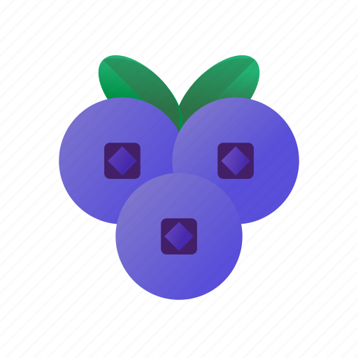 Blueberry, berry, fresh, fruit, healthy, sweet, juicy icon - Download on Iconfinder