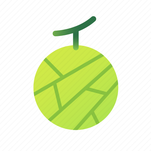 Melon, fruit, fresh, sweet, juicy, healthy, cantaloupe icon - Download on Iconfinder