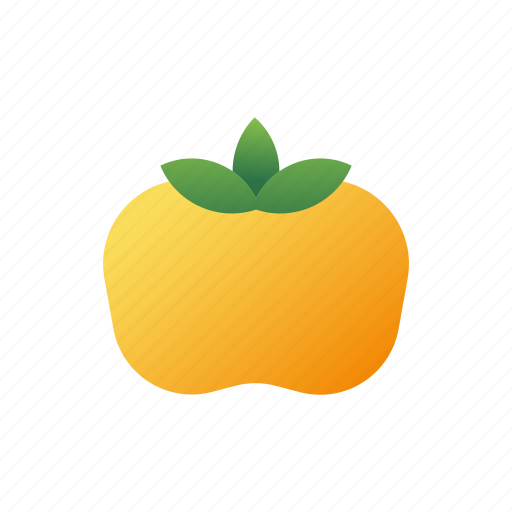 Persimmon, fruit, food, healthy, diet, juicy, sweet icon - Download on Iconfinder