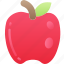 apple, eating, food, fruit, health 
