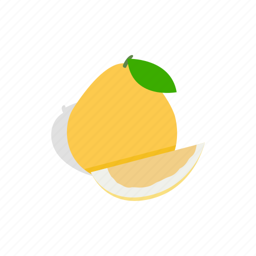 Citrus, fruit, grapefruit, healthy, isometric, pomelo, yellow icon - Download on Iconfinder