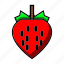 fruits, strawberry 