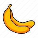 fruits, banana