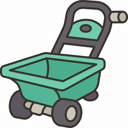 Garden, cart, wheel, barrow, trolley icon - Download on Iconfinder