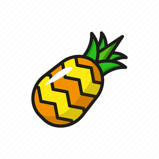 Food, fresh, fruit, healthy, nature, pineapple icon - Download on Iconfinder