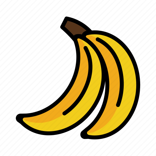 Banana, dessert, food, fruits, healthy, summer, tropical icon - Download on Iconfinder