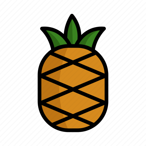 Dessert, food, fruit, pineapple, summer, tropical, vacation icon - Download on Iconfinder