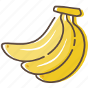 banana, fruit, healthy, food