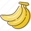 banana, fruit, healthy, food 