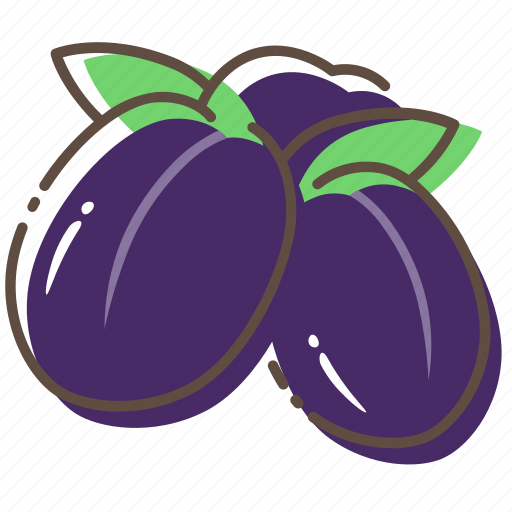 Prune, fruit, healthy, food icon - Download on Iconfinder