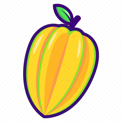 Fruit, starfruit, healthy, food, vegetable, fruits, tropical icon - Download on Iconfinder