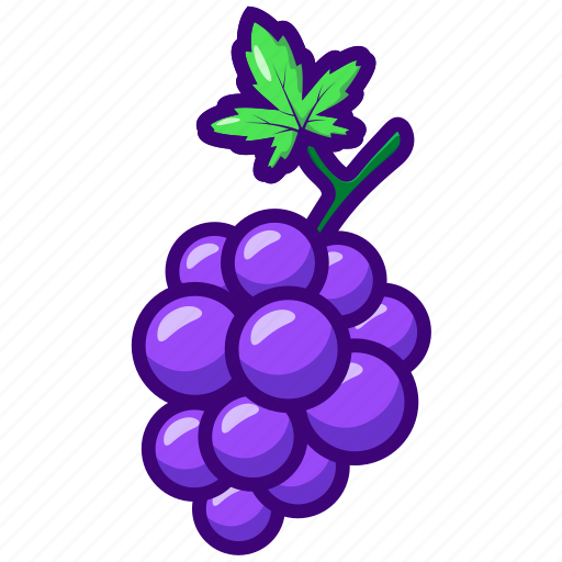 Fruit, healthy, food, fresh, grapes icon - Download on Iconfinder
