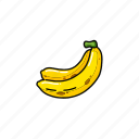 bananas, fresh, fruits, fruit, plant, banana, food, healthy, organic