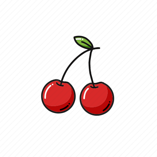 Cherry, fresh, food, fruit, fruits, healthy, organic icon - Download on Iconfinder