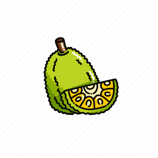 Jackfruit, jackfruits, fruits, fruit, food, fresh, haelthy icon - Download on Iconfinder