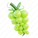 fruit, vitamin, healthy, juice, green grape 