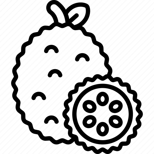 Jackfruit, tropical fruit, diet, healthy food, vegan, organic icon - Download on Iconfinder